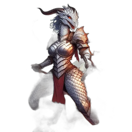 dragon, sword, creature, staff transparent PNG cut-out