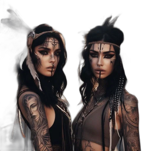 fantasy art, concept art, photorealistic, cyberpunk transparent PNG cut-out