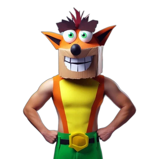 animal, mask, creature, staff transparent PNG cut-out