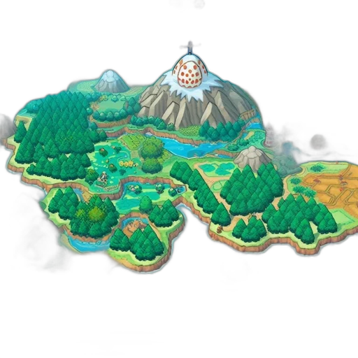 crown, concept art, pixel art, 3d render transparent PNG cut-out