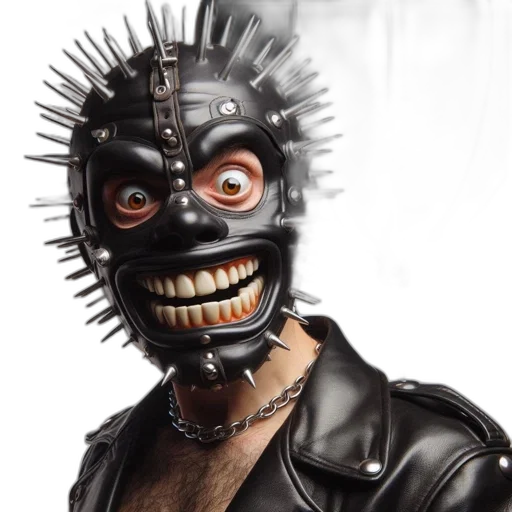 mask, face, creature, robot transparent PNG cut-out