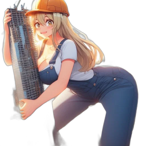 weapon, staff, robot, hat transparent PNG cut-out