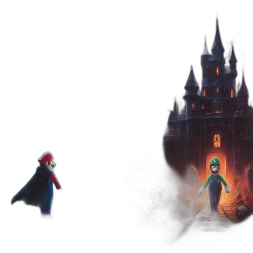 concept art, fantasy art, pixel art, comic book art transparent PNG cut-out