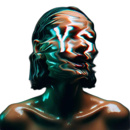 mask, face, cyberpunk, 3d render transparent PNG cut-out