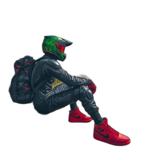 jacket, shoes, robot, hat transparent PNG cut-out