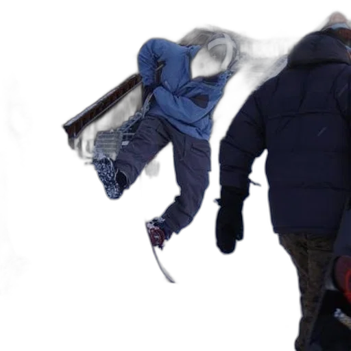 jacket, staff, concept art, 3d render transparent PNG cut-out