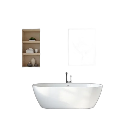 furniture, 3d render, photorealistic, earth tones transparent PNG cut-out