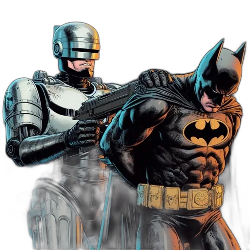 comic book art, concept art, fantasy art, iconic transparent PNG cut-out