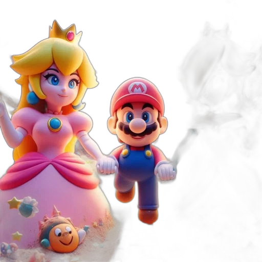 crown, dress, 3d render, concept art transparent PNG cut-out