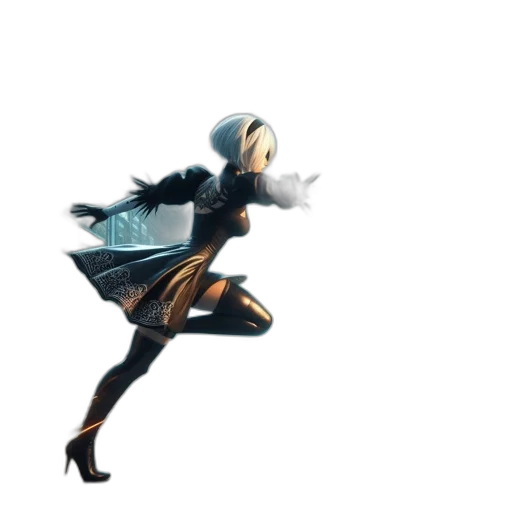 sword, staff, weapon, robot transparent PNG cut-out