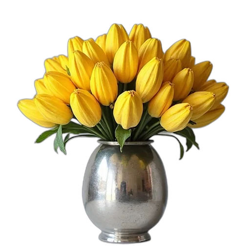 flower, crown, photorealistic, 3d render transparent PNG cut-out