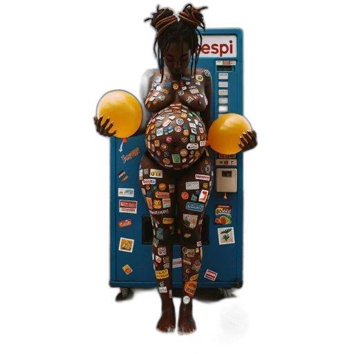 robot, jacket, dress, concept art transparent PNG cut-out