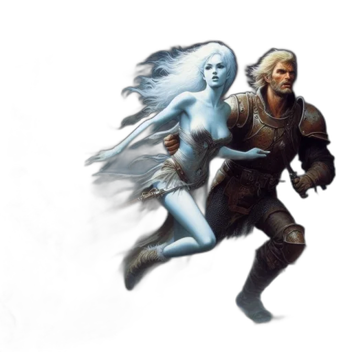fantasy art, concept art, pixel art, comic book art transparent PNG cut-out