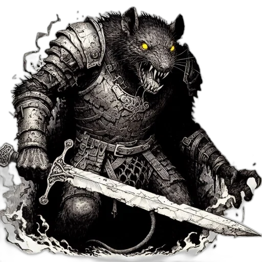 staff, dragon, animal, sword transparent PNG cut-out