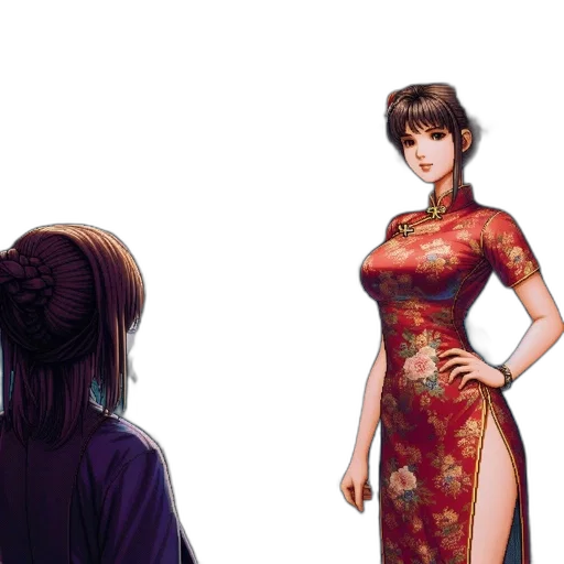 dress, concept art, fantasy art, anime transparent PNG cut-out