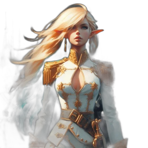 dress, staff, crown, sword transparent PNG cut-out