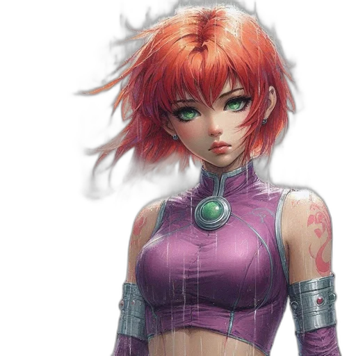 robot, cyberpunk, fantasy art, concept art transparent PNG cut-out