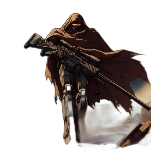 weapon, staff, sword, robot transparent PNG cut-out