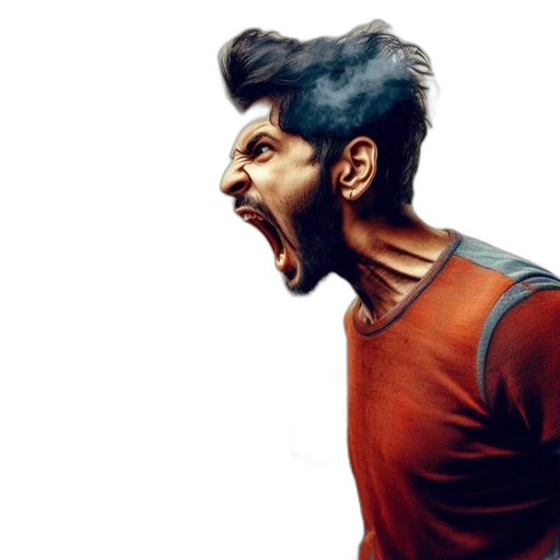 hair, face, creature, animal transparent PNG cut-out