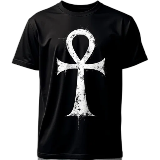 sword, black, t-shirt, white transparent PNG cut-out