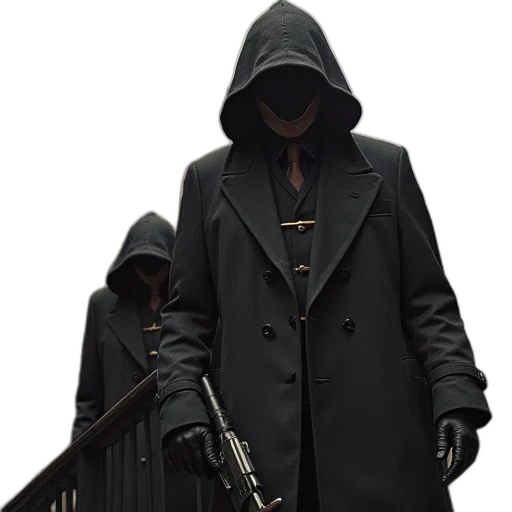 jacket, weapon, staff, sword transparent PNG cut-out
