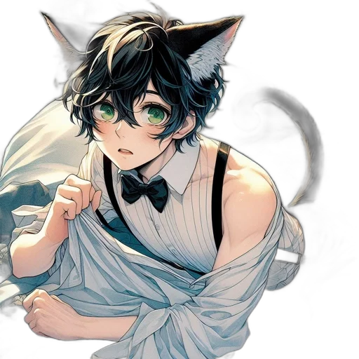 staff, animal, mask, anime transparent PNG cut-out