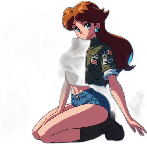 jacket, dress, robot, weapon transparent PNG cut-out