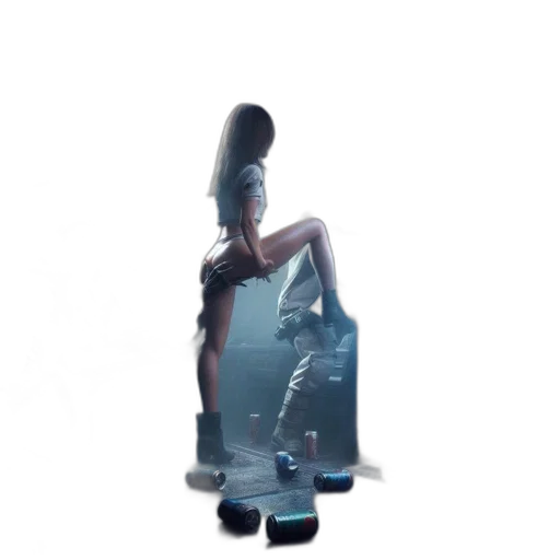 dress, robot, weapon, bottle transparent PNG cut-out