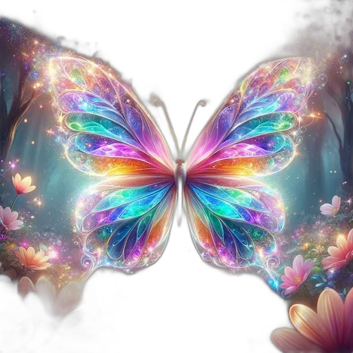 flower, jewelry, fantasy art, photorealistic transparent PNG cut-out
