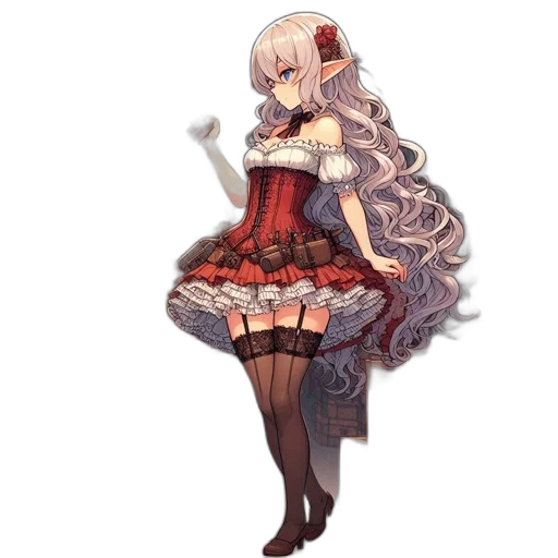 dress, staff, weapon, sword transparent PNG cut-out