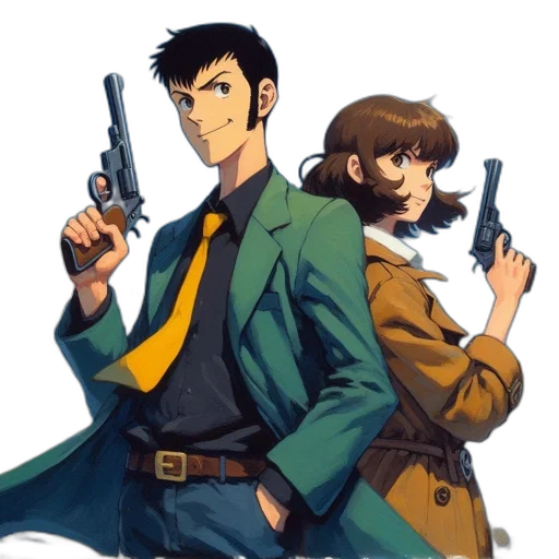 jacket, concept art, comic book art, pixel art transparent PNG cut-out