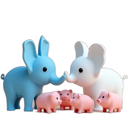 animal, 3d render, concept art, photorealistic transparent PNG cut-out