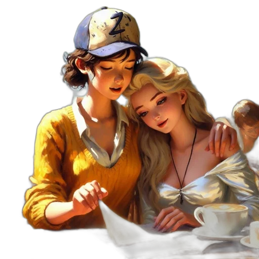 jewelry, hat, concept art, oil painting transparent PNG cut-out