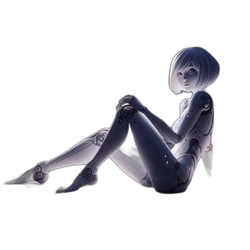 robot, creature, dress, mask transparent PNG cut-out