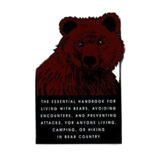 animal, book, cover, bear transparent PNG cut-out