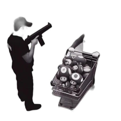 weapon, robot, staff, concept art transparent PNG cut-out