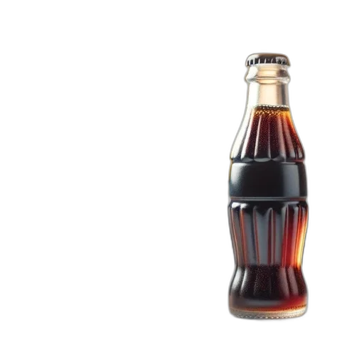 bottle, food, weapon, 3d render transparent PNG cut-out