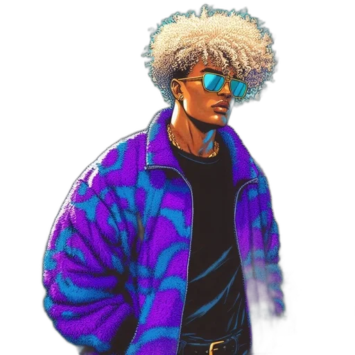jacket, face, hair, hat transparent PNG cut-out