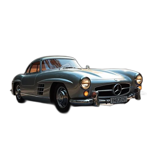 car, photorealistic, 3d render, concept art transparent PNG cut-out