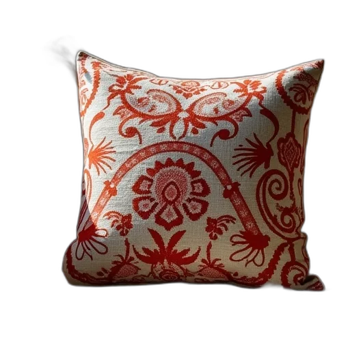 furniture, photorealistic, 3d render, red transparent PNG cut-out