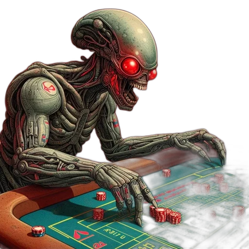 robot, concept art, cyberpunk, comic book art transparent PNG cut-out