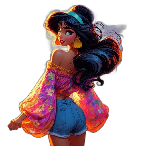 dress, concept art, fantasy art, cartoon transparent PNG cut-out