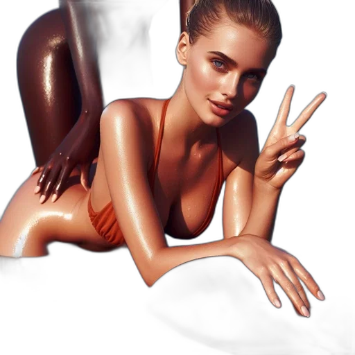 jewelry, dress, hair, photorealistic transparent PNG cut-out