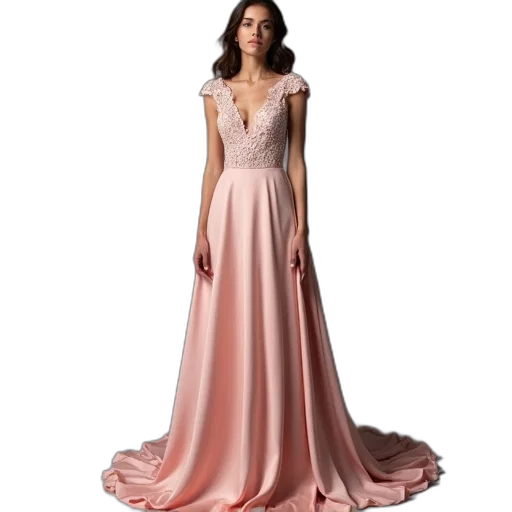 dress, pastel, earth tones, line transparent PNG cut-out
