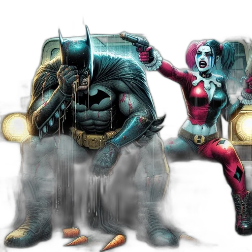 robot, comic book art, concept art, fantasy art transparent PNG cut-out