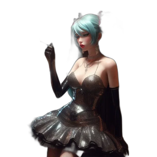 dress, robot, weapon, mask transparent PNG cut-out