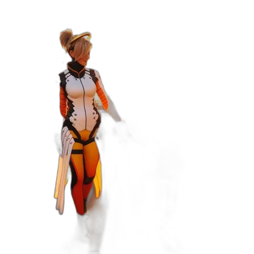 robot, jacket, staff, dress transparent PNG cut-out