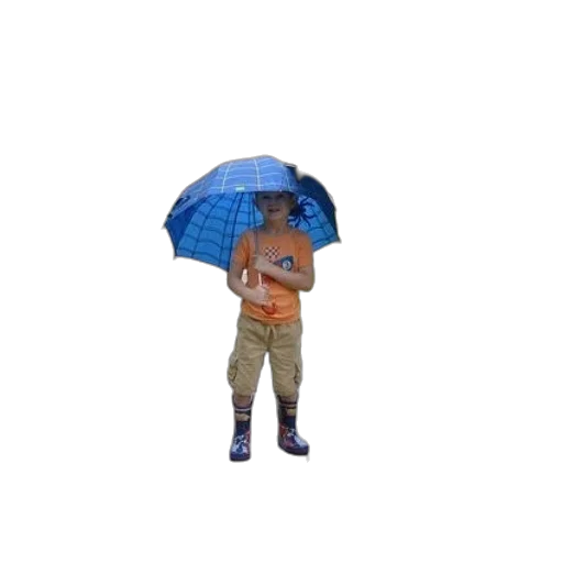 umbrella, jacket, hat, creature transparent PNG cut-out