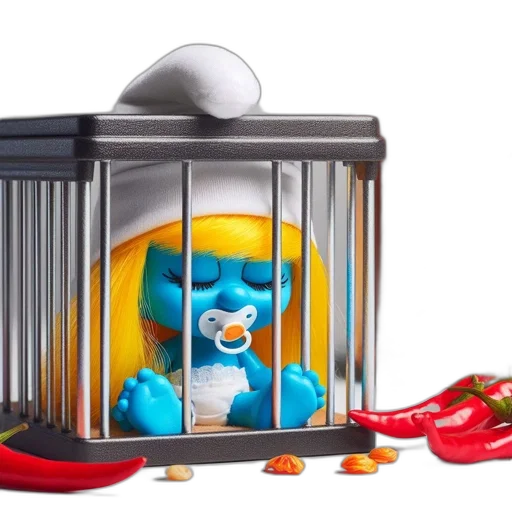 food, 3d render, concept art, fire transparent PNG cut-out