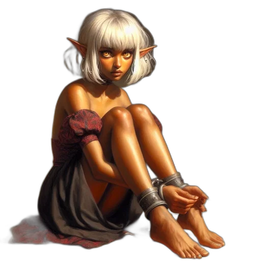 dress, face, fantasy art, concept art transparent PNG cut-out
